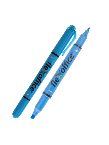 Текст маркер FO-HL01 Pen объл/скос. син