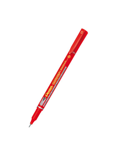 Перм. маркер Pentel OHP NFS410 червен