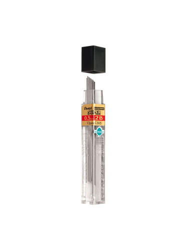 Графити Pentel Hi-Polymer 2B 0.5мм оп.12