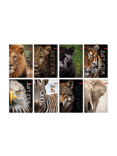 Тетрадка A5 Ilijanum Wild Life UV 60л