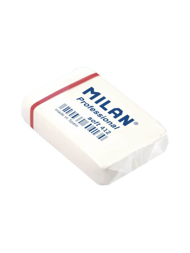 Гумичка MILAN 412 Professional Soft бяла