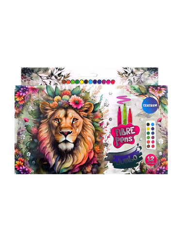 Флумастери Centrum Jumbo 12 цв