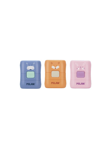 Гумичка MILAN Compact Fun Animal с четка