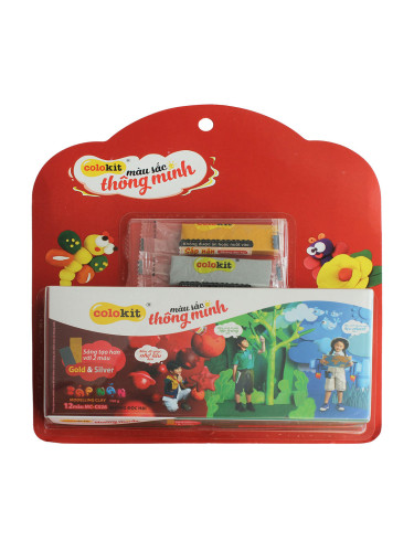 Моделин Colokit MC-C026 150гр 12 цвята