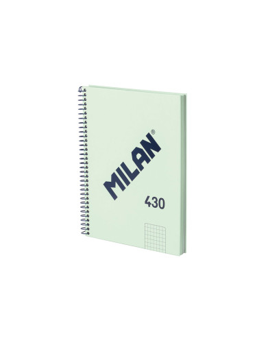 Тетрадка А5 MILAN злн кв.5/5 ТК СП.80л