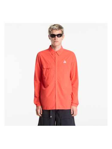 Риза Nike ACG "Aireez" Men's Long-Sleeve Button-Up Trail Running Top Lt Crimson/ Summit White M