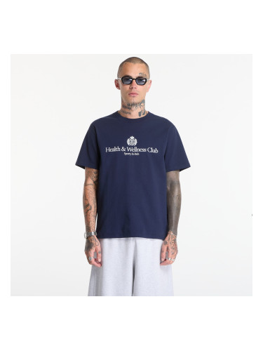 Тениска Sporty & Rich H&W Crest Tshirt UNISEX Dark Navy XS