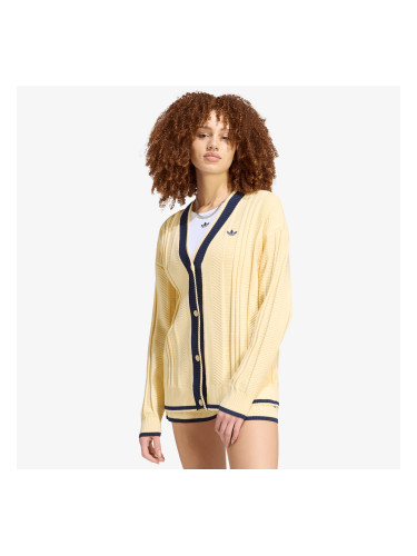 Пуловер adidas Cable Knit Cardigan Warm Vanilla XS