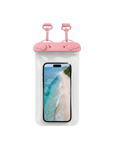 Водоустойчив калъф bSmart Rainbow, розов