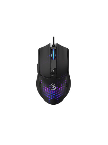 Геймърска мишка A4tech bloody L65 Max, Жична, 12000 cpi, Honeycomb,Чер