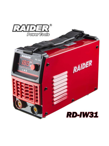 Електрожен инверторен RAIDER RD-IW31, 20-180A, електроди 1.6-3.2 мм