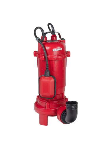 Помпа водна за мръсна вода, RAIDER RD-CAWP55, 1100W, 2", 9 м напор