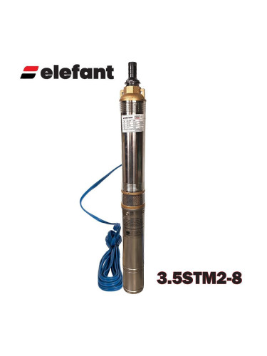 Помпа потопяема, сондажна, Elefant 3.5STM2-8, 1100W, 1", 41 м напор