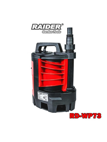 Помпа потопяема, за мръсна вода, RAIDER RD-WP73, 900W,  1-1/4", 8 м напор
