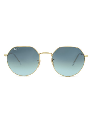 Ray-Ban Jack RB3565 001/86 - кръгла слънчеви очила, unisex, златни