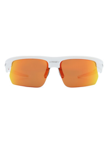 Oakley Bisphaera OO 9400 03 68 - правоъгълна слънчеви очила, unisex, бели, огледални