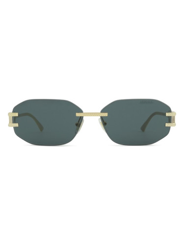 Versace 0VE 2274 100287 58 - правоъгълна слънчеви очила, дамски, златни, огледални