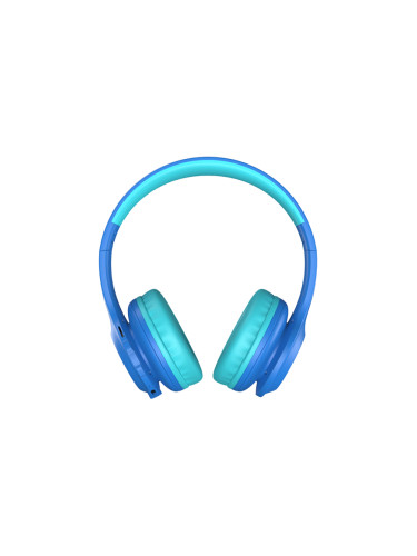 Bluetooth слушалки ttec SoundBuddy Funled Kids On-Ear Wireless Bluetooth Headphones, Sky Blue