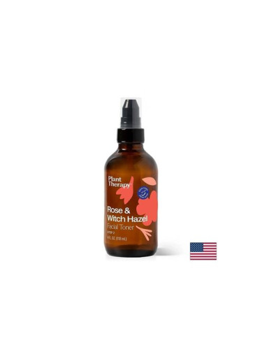 Тоник за лице с роза и хамамелис 118 ml | PLANT THERAPY