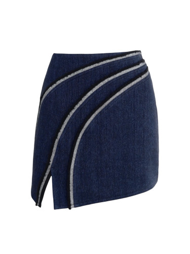 Пола LAYERED DENIM MINI