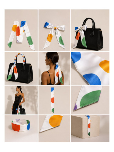 Лента MADEMOISELLE RAINBOW DOTS