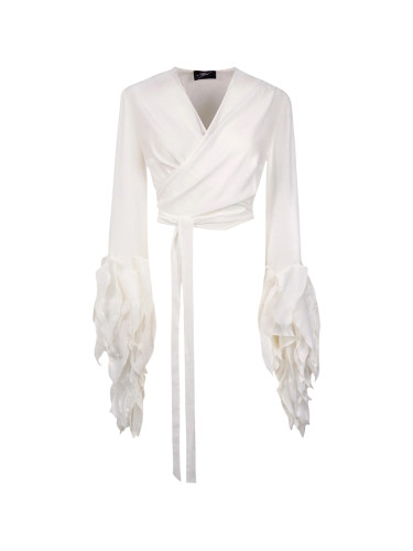 Блуза OCELIE IVORY WRAP