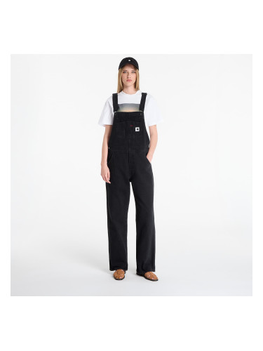 Дънки Carhartt WIP W' Bib Overall Straight Black Stone Washed L