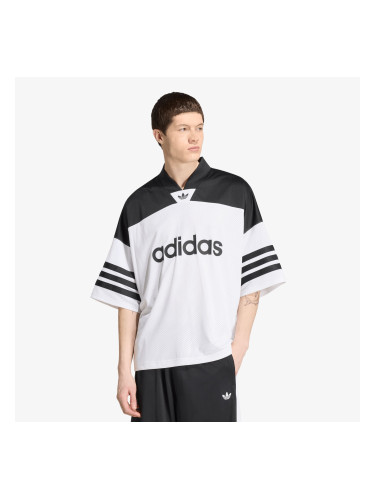 Фланелка adidas Adicolor Oversized American Football Jersey White/ Black L