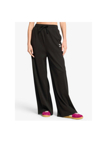 PUMA Classiscs Ribbed Pants Black