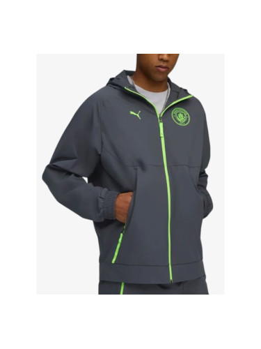 PUMA x Manchester City Tech Woven Jacket Gray