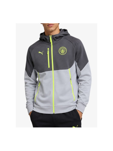 PUMA x Manchester City Tech Hooded Jacket Gray