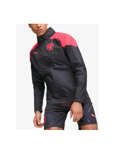 PUMA x Manchester City FC Training All Weather Jacket Black/Pink