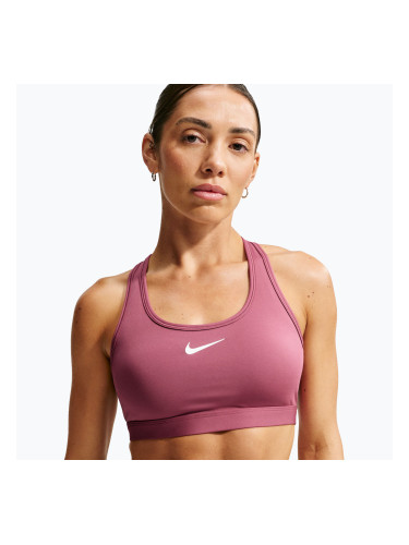 Спортен сутиен  Nike Swoosh pink smoke/white