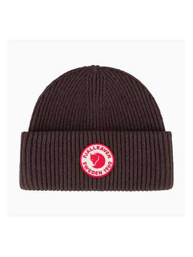 Зимна шапка Fjällräven 1960 Logo Hat black oak
