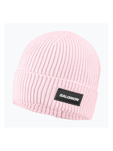 Зимна шапка Salomon Classic icy pink