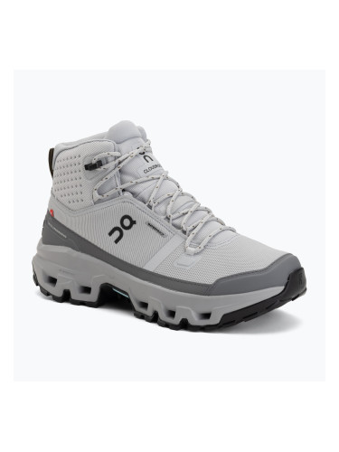 Мъжки туристически обувки On Cloudrock Mid Waterproof glacier/alloy