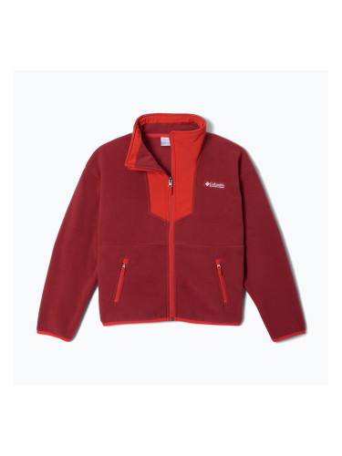 Детски поларен суитшърт Columbia Sequoia Grove Full Zip Fleece red oxide/super sonic