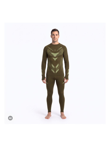 Мъжки комплект термобельо KADVA Alpinestep Thermo SH Light Plus Set Green