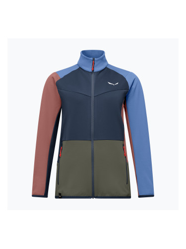 Дамски суитшърт за трекинг Salewa Puez Cammio PL Blueberry/Multi