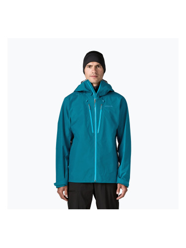 Мъжко яке за дъжд Patagonia Triolet glacial blue