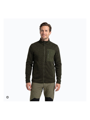 Bluza polarowa męska KADVA Wanderleaf zielony
