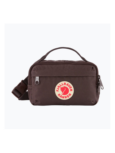Чантичка за кръстна Fjällräven Kanken black oak