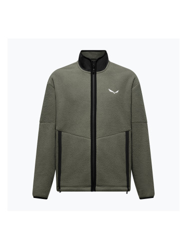 Мъжки поларен суитшърт Salewa Fanes Full Zip faded green