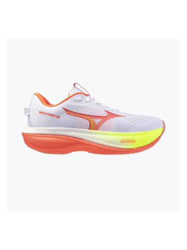 Дамски обувки за бягане Mizuno Wave Rider 30 white/flamingo coral/lime pulp