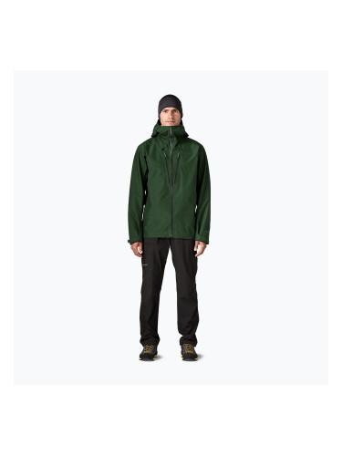 Мъжко яке за дъжд Patagonia Triolet treeline green