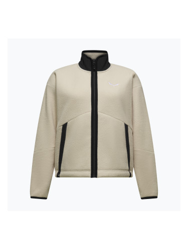 Дамски поларен суитшърт Salewa Fanes Full Zip Oatmeal