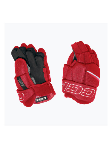 Детски хокейни ръкавици CCM Next JR Gloves red/white