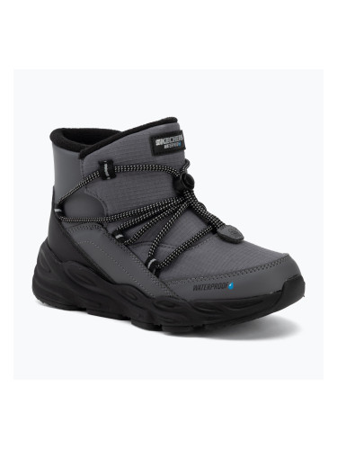 Детски зимни обувки SKECHERS Turbo Tread Storm Glider gray