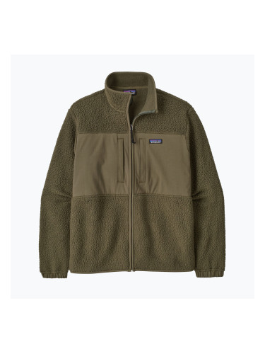 Мъжки поларен суитшърт Patagonia Retro Pile Patch basin green
