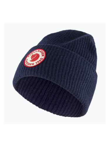Зимна шапка Fjällräven 1960 Logo Hat dark navy